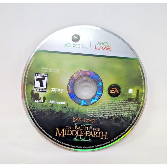 The Lord of the Rings: The Battle for Middle Earth 2 (Xbox 360, 2006) Disc Only - Picture 1 of 2
